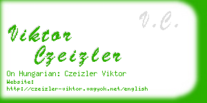 viktor czeizler business card